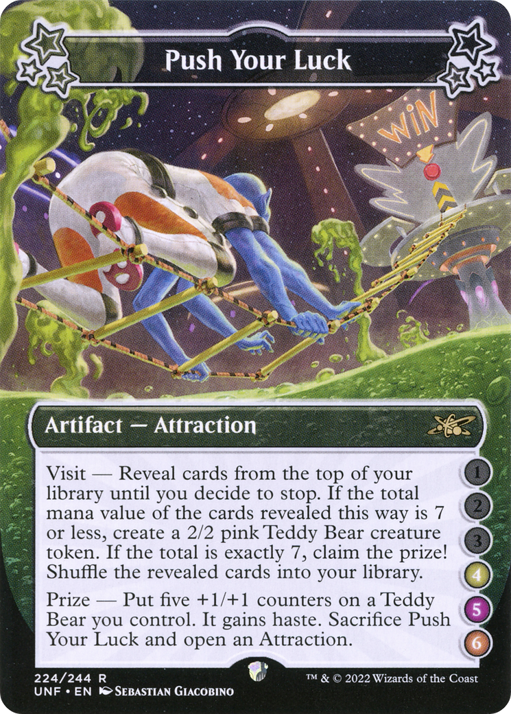 Push Your Luck (4-5-6) (224) Foil - Unfinity