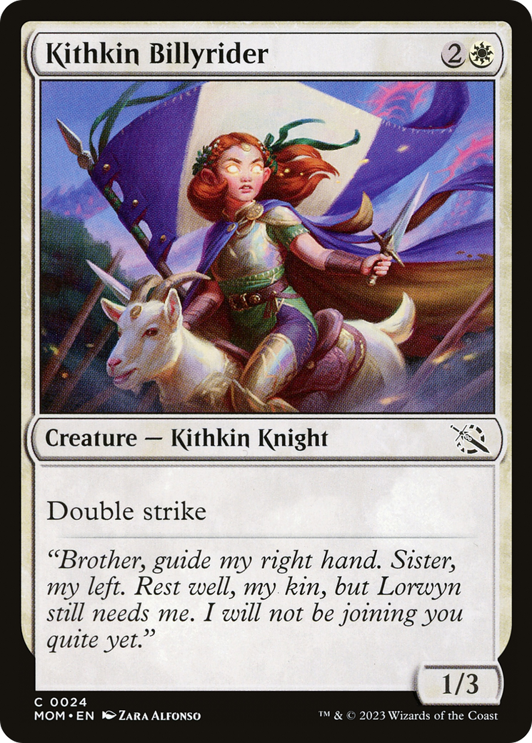 Kithkin Billyrider (024) Foil - March of the Machine