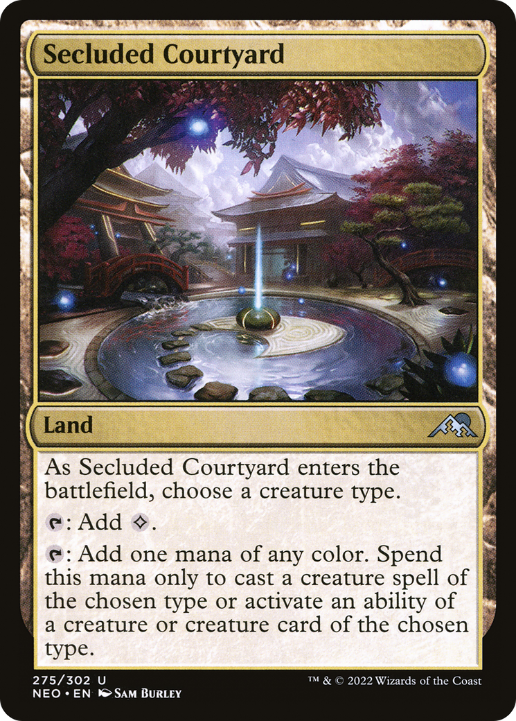 Secluded Courtyard (275) - Kamigawa: Neon Dynasty