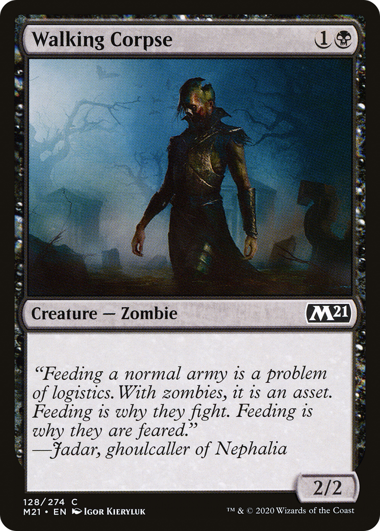 Walking Corpse (128) Foil - Core Set 2021