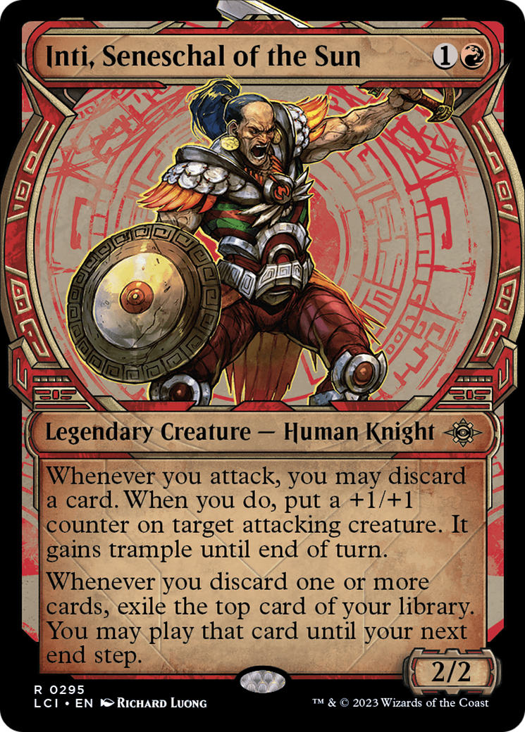 Inti, Seneschal of the Sun (Showcase) (295) Foil - The Lost Caverns of Ixalan