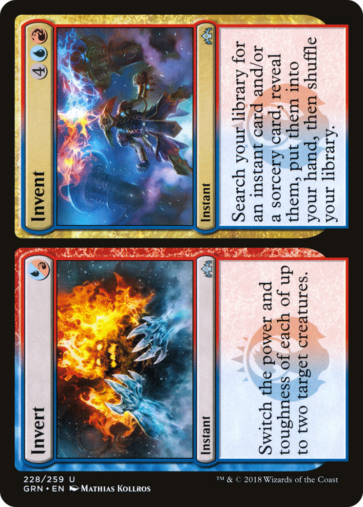 Invert // Invent (228) Foil - Guilds of Ravnica