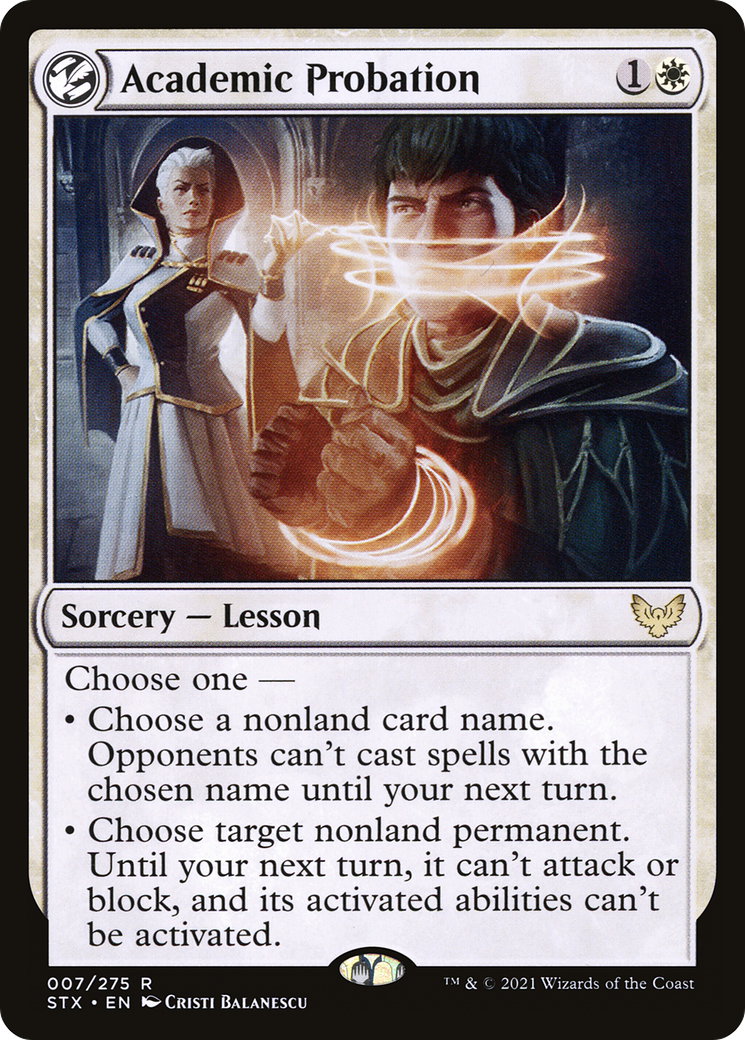 Academic Probation (007) Foil - Strixhaven: School of Mages
