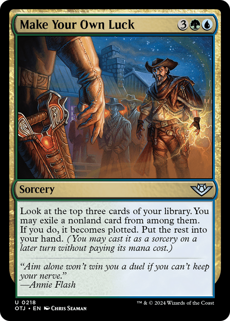 Make Your Own Luck (218) Foil - Outlaws of Thunder Junction
