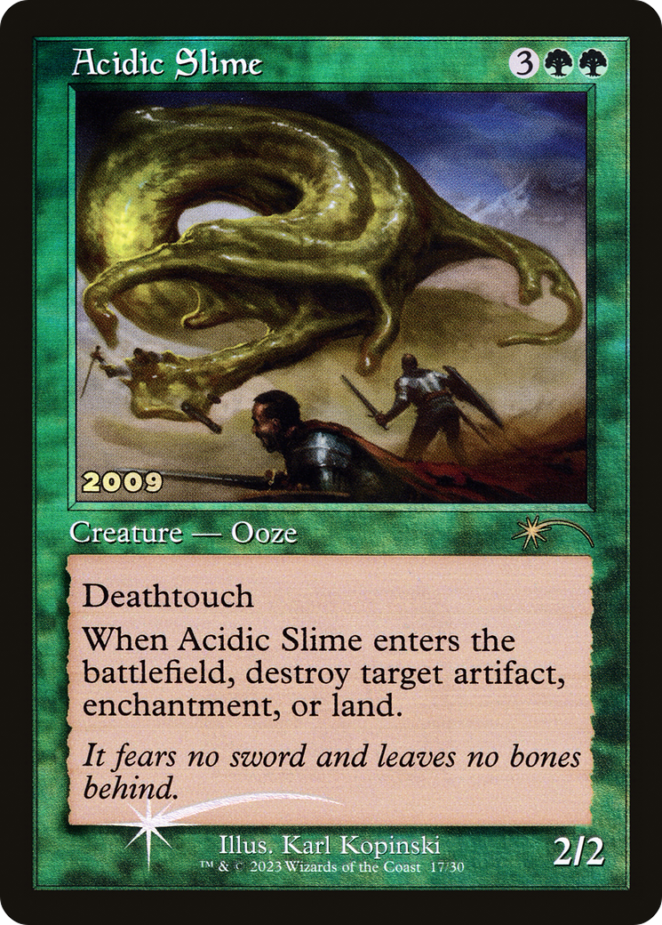 Acidic Slime (Retro) (017) Foil - 30th Anniversary Play Promos