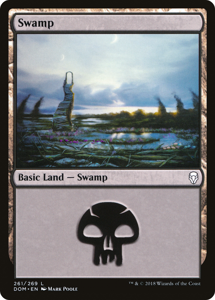 Swamp (261) Foil - Dominaria