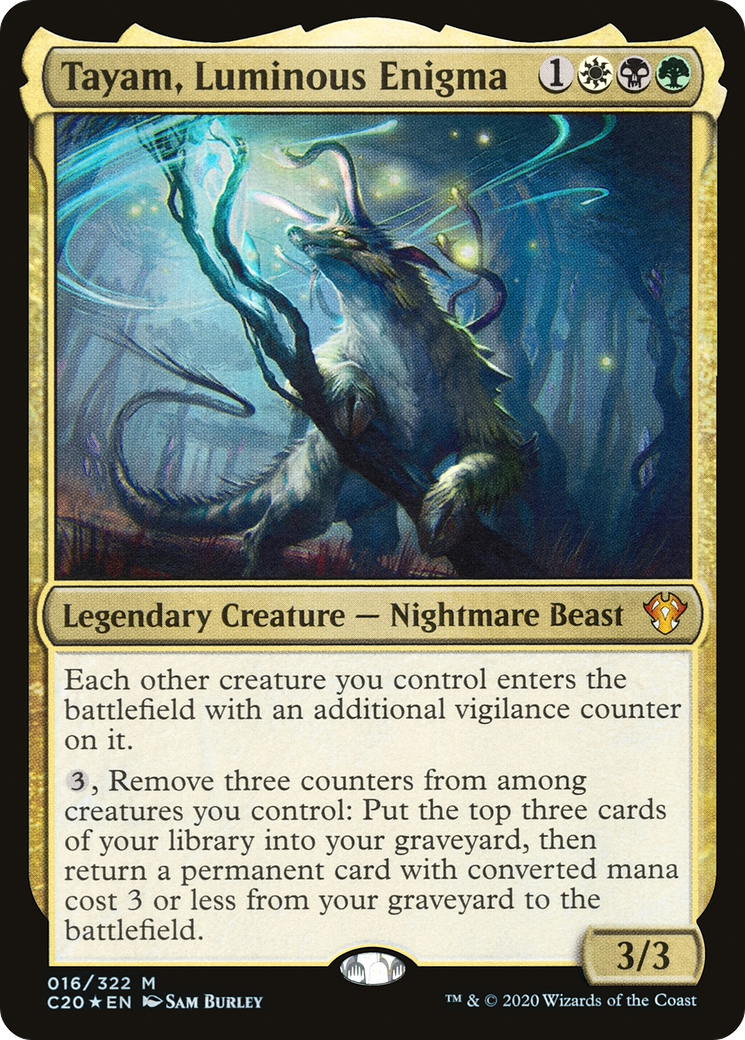 Tayam, Luminous Enigma (016) - Commander 2020