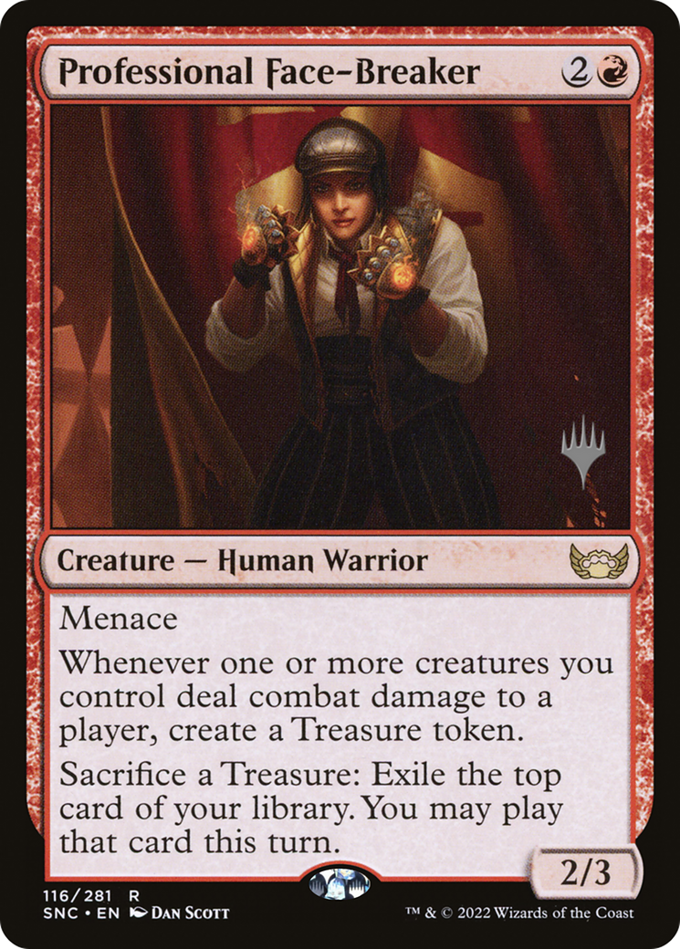 Professional Face-Breaker (116p) Foil - Streets of New Capenna Promos