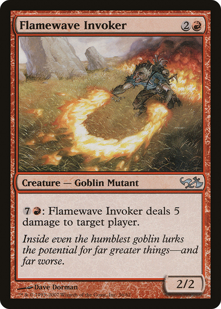 Flamewave Invoker (036) - Duel Decks: Elves vs. Goblins