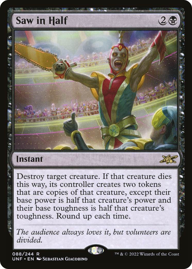 Saw in Half (088) Foil - Unfinity