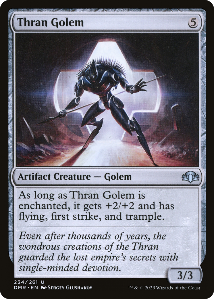 Thran Golem (234) - Dominaria Remastered