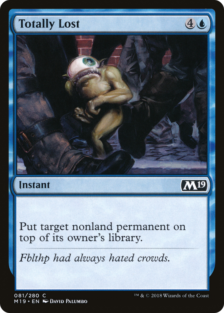 Totally Lost (081) Foil - Core Set 2019
