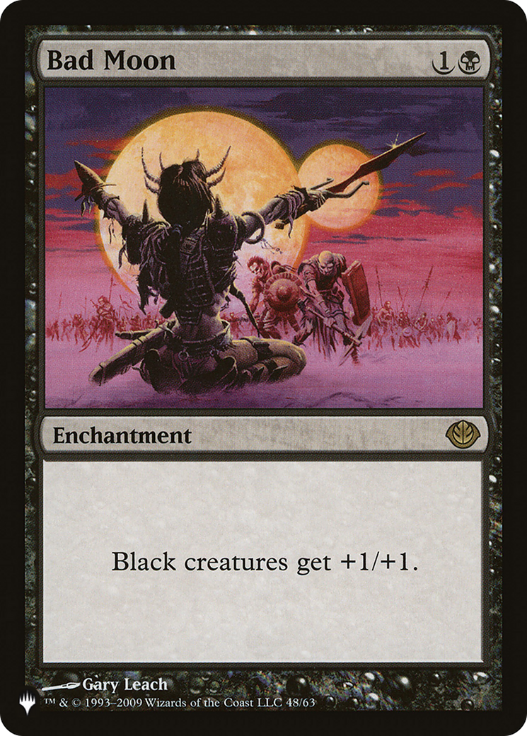 Bad Moon (DDD-48) - The List