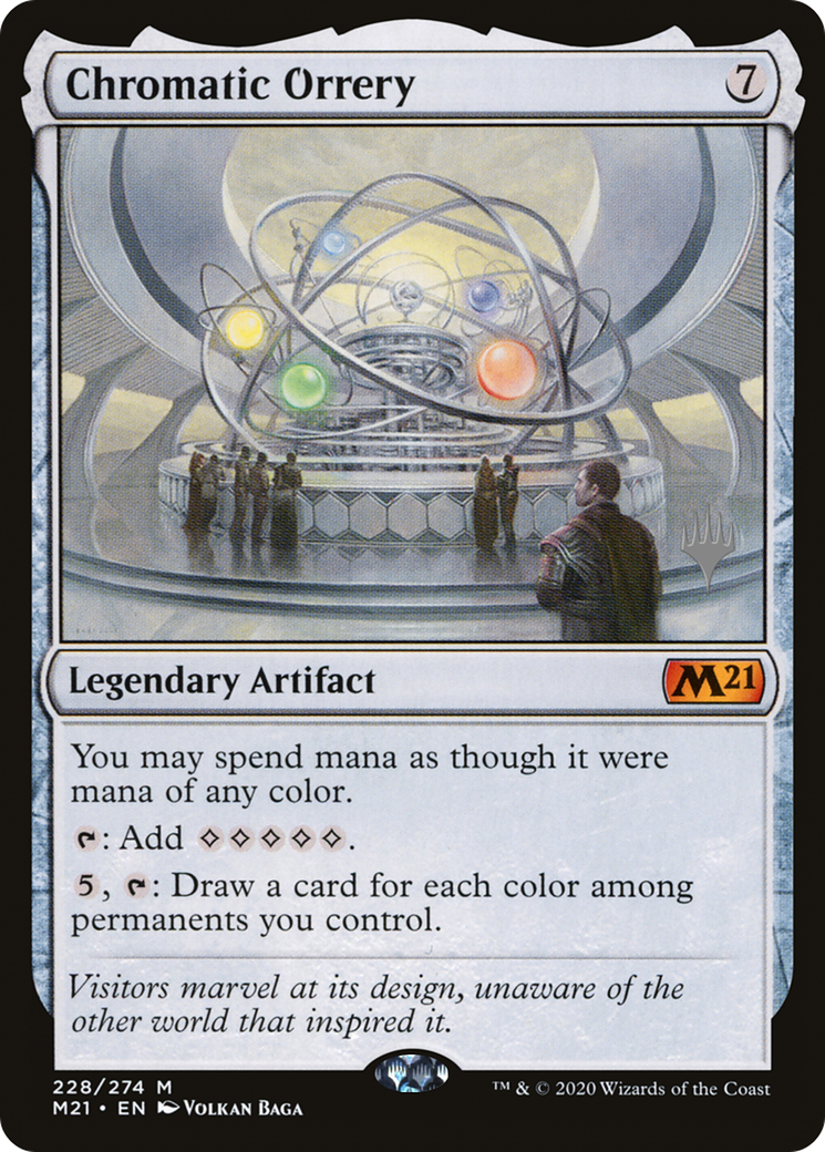 Chromatic Orrery (228) Foil - Core Set 2021 Promos