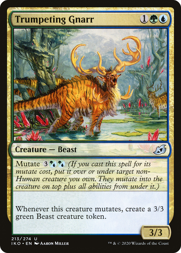 Trumpeting Gnarr (213) - Ikoria: Lair of Behemoths
