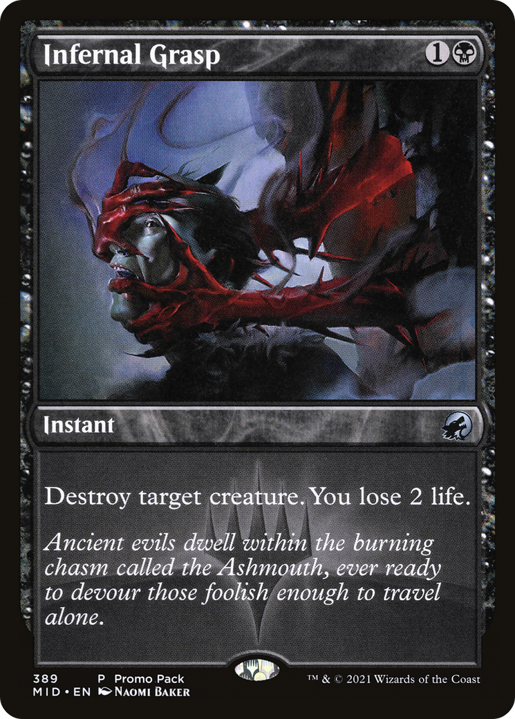 Infernal Grasp (389) Foil - Innistrad: Midnight Hunt
