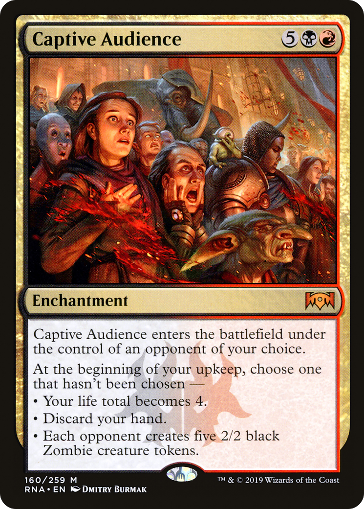 Captive Audience (160) Foil - Ravnica Allegiance
