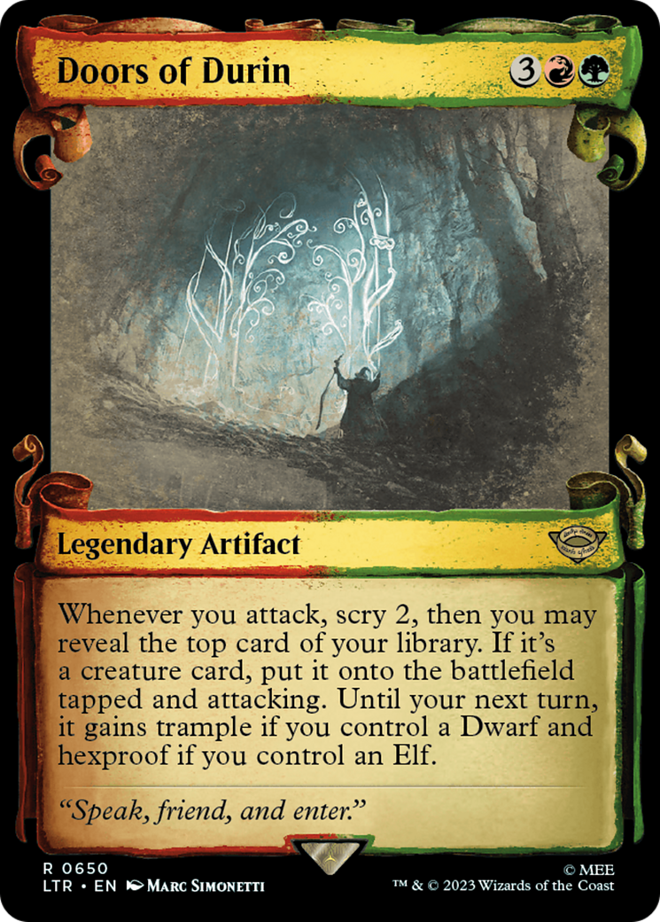 Doors of Durin (Showcase) (650) Foil - The Lord of the Rings: Tales of Middle-earth