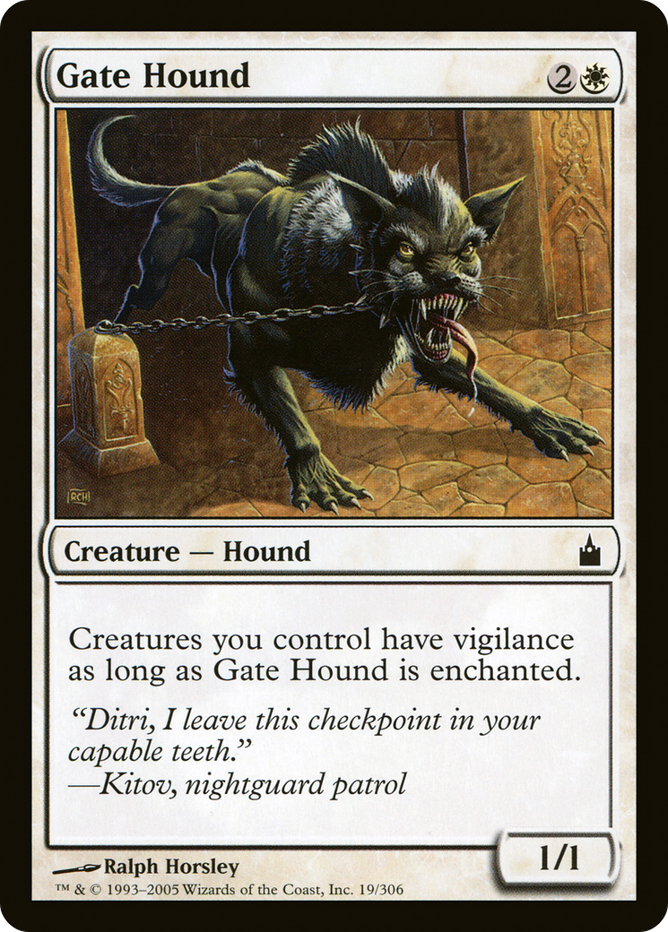 Gate Hound (019) Foil - Ravnica: City of Guilds