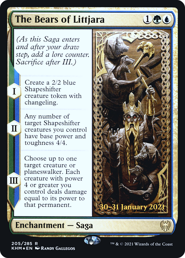 The Bears of Littjara (205) Foil - Kaldheim Promos