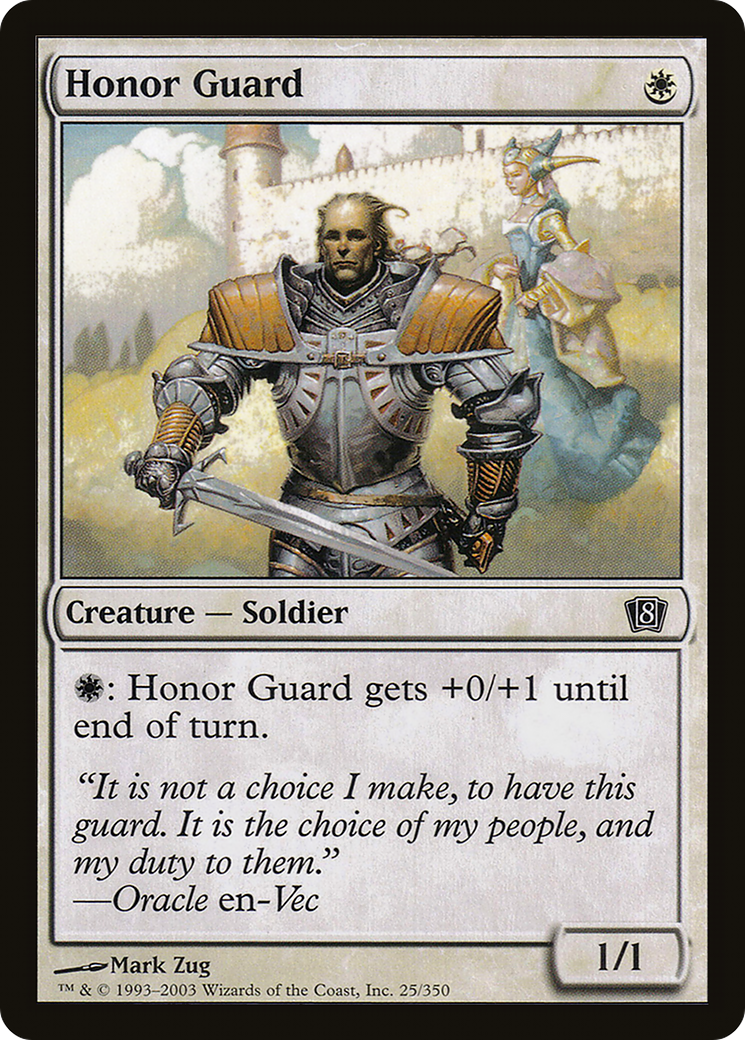 Honor Guard (025) Foil - Eighth Edition