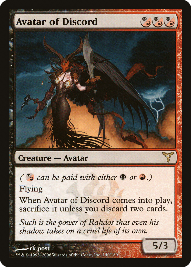 Avatar of Discord (140) Foil - Dissension