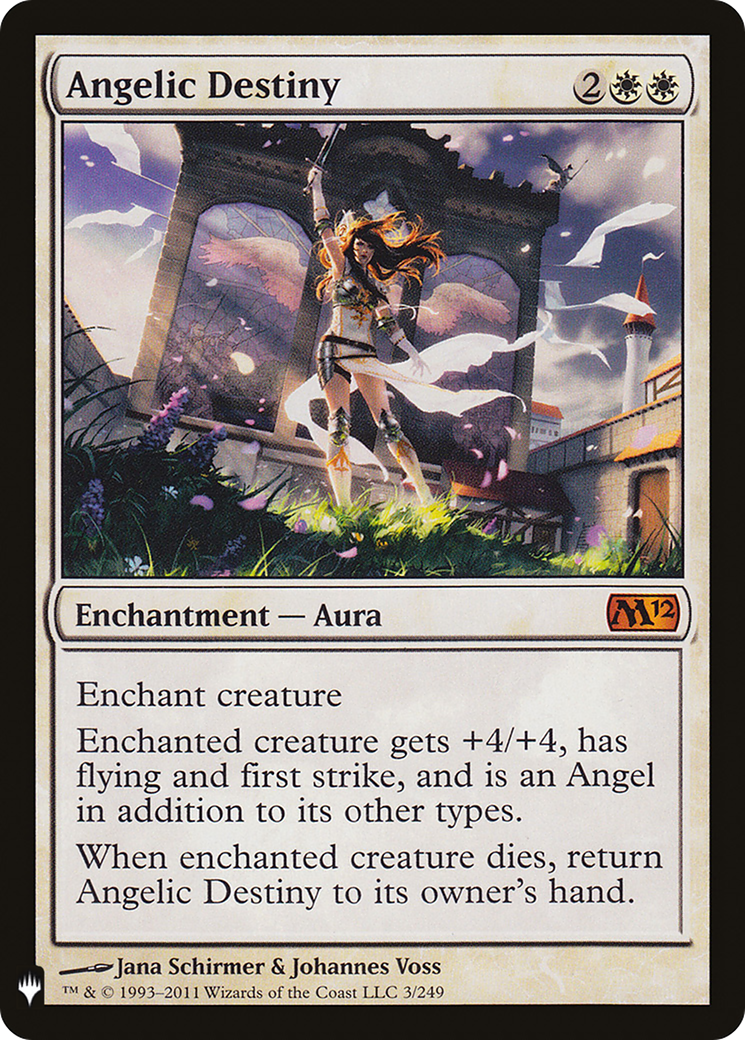 Angelic Destiny (M12-3) - The List