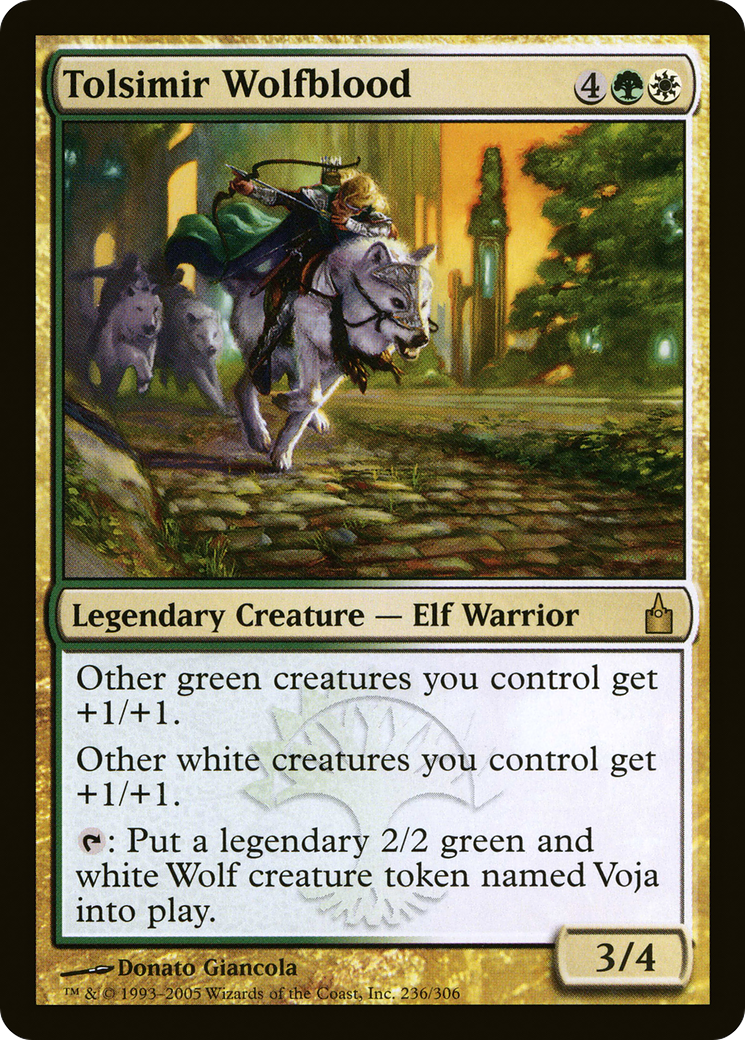 Tolsimir Wolfblood (236) Foil - Ravnica: City of Guilds