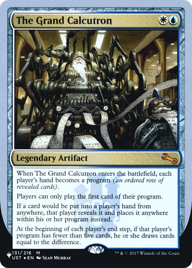 The Grand Calcutron (047) Foil - The List (Unfinity Foil Edition)