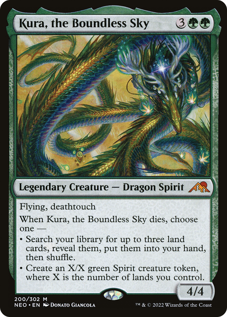Kura, the Boundless Sky (200) Foil - Kamigawa: Neon Dynasty