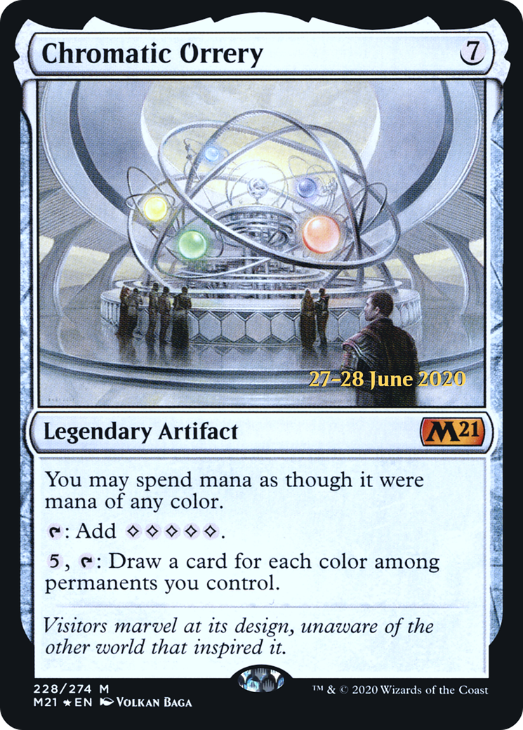 Chromatic Orrery (228s) Foil - Core Set 2021 Promos