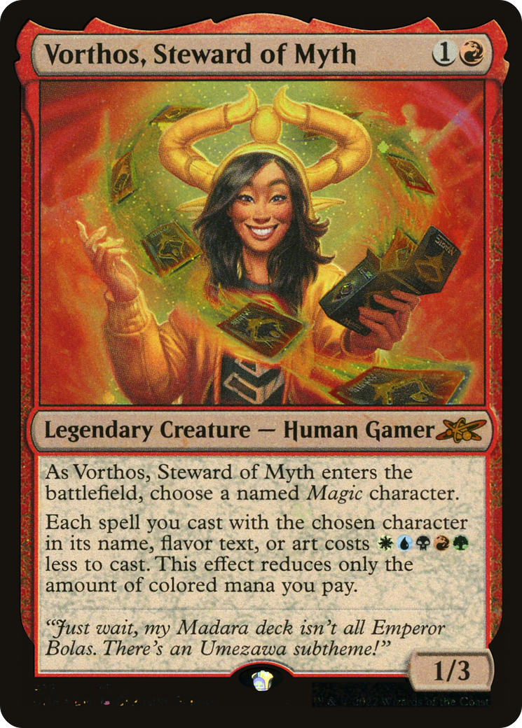 Vorthos, Steward of Myth (Galaxy Foil) (412) Foil - Unfinity
