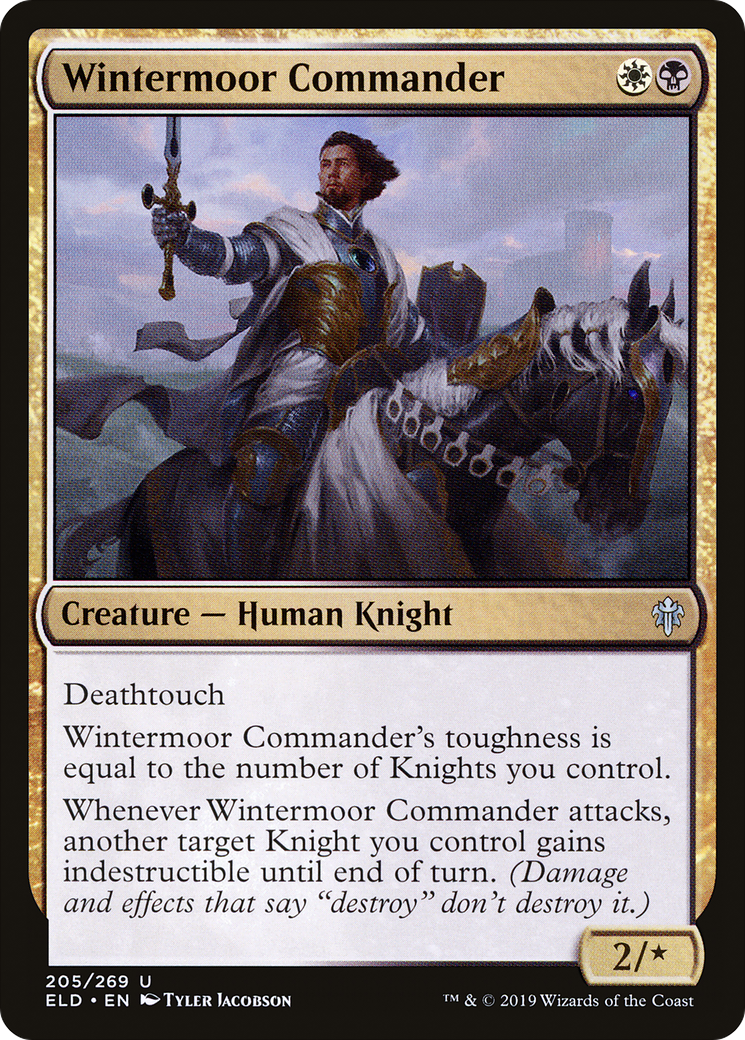 Wintermoor Commander (205) Foil - Throne of Eldraine