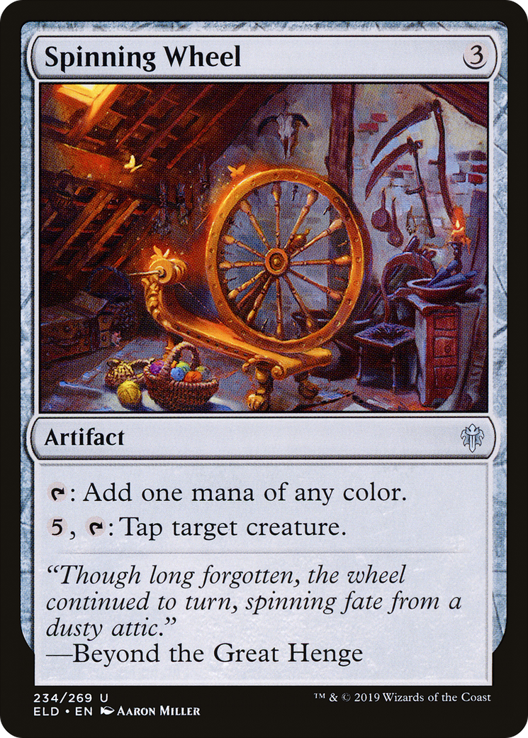 Spinning Wheel (234) Foil - Throne of Eldraine