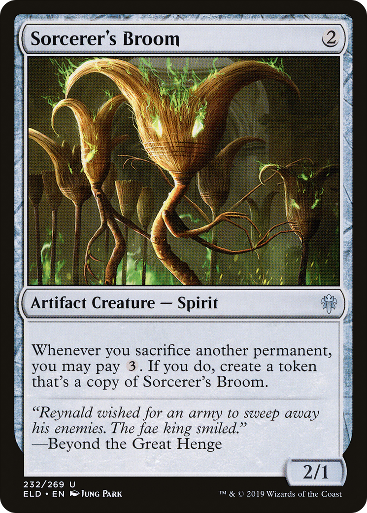 Sorcerer's Broom (232) - Throne of Eldraine