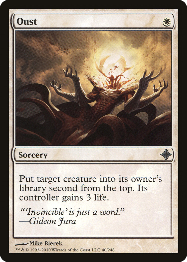 Oust (040) Foil - Rise of the Eldrazi