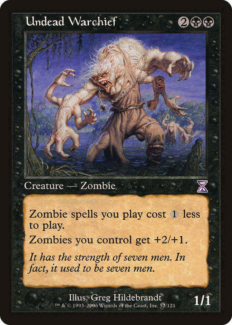 Undead Warchief (Retro) (052) - Time Spiral Timeshifted