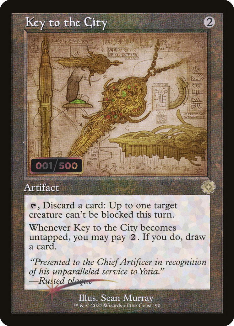 Key to the City (Retro) (90z) Foil - The Brothers' War Retro Artifacts