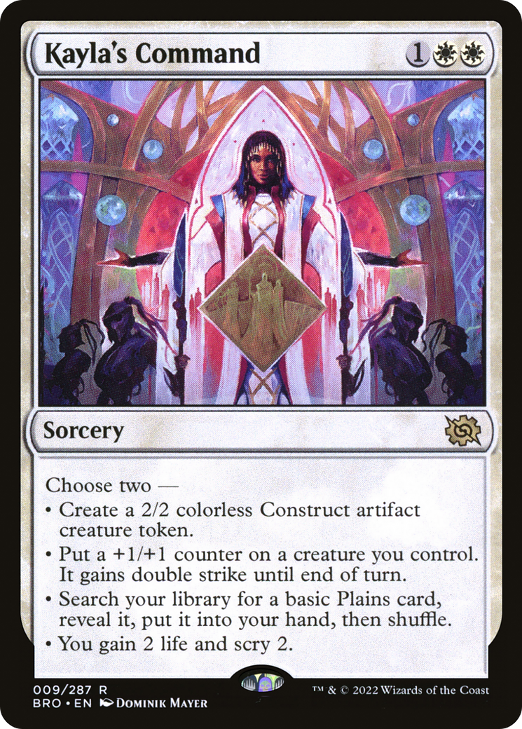 Kayla's Command (009) Foil - The Brothers' War