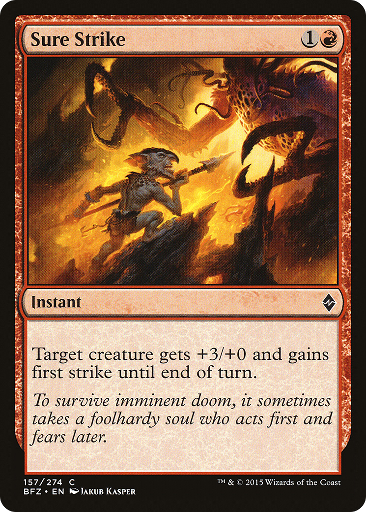 Sure Strike (157) Foil - Battle for Zendikar