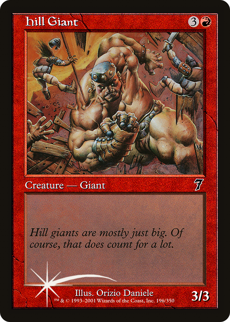 Hill Giant (196) - Seventh Edition