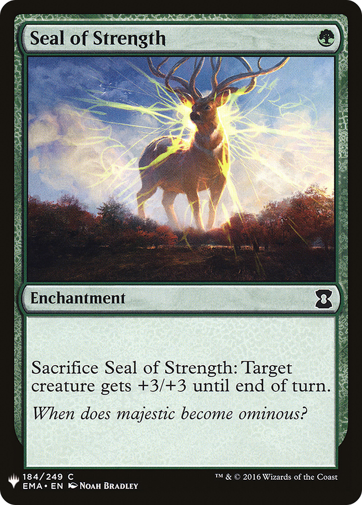 Seal of Strength (EMA-184) - The List