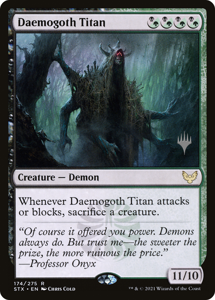 Daemogoth Titan (174p) - Strixhaven: School of Mages Promos