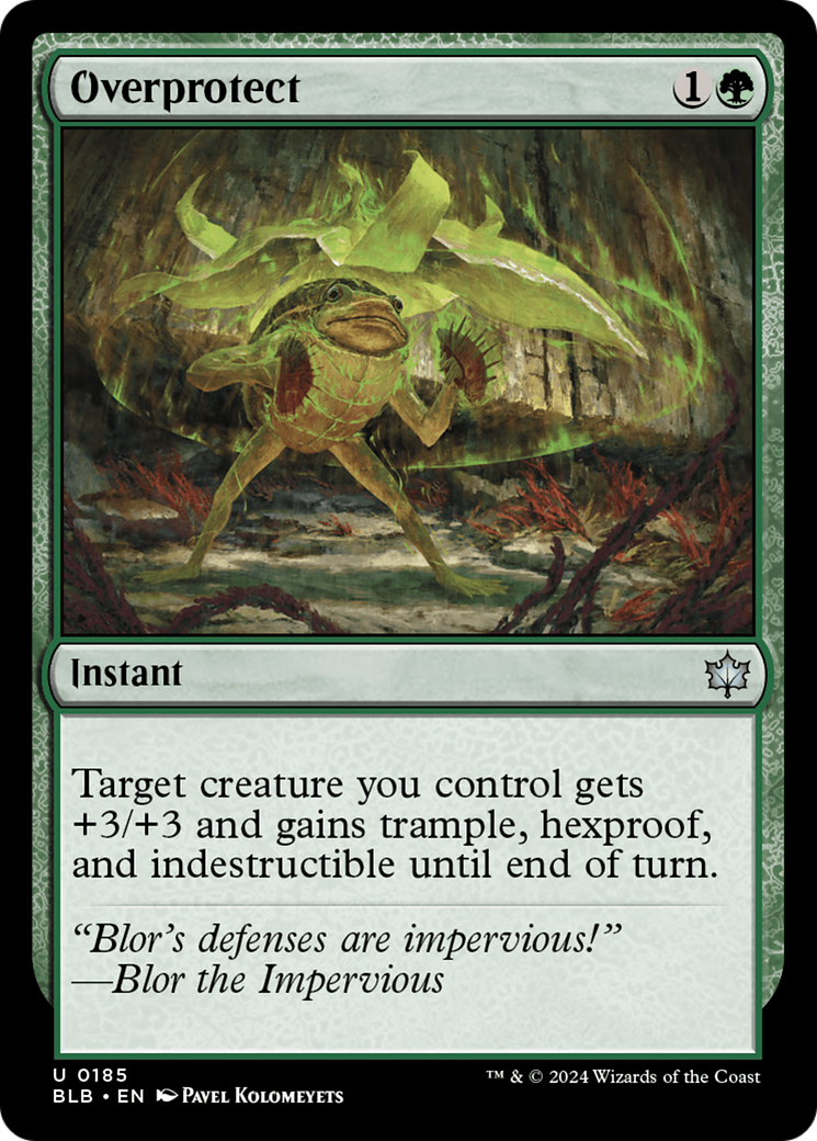 Overprotect (185) Foil - Bloomburrow