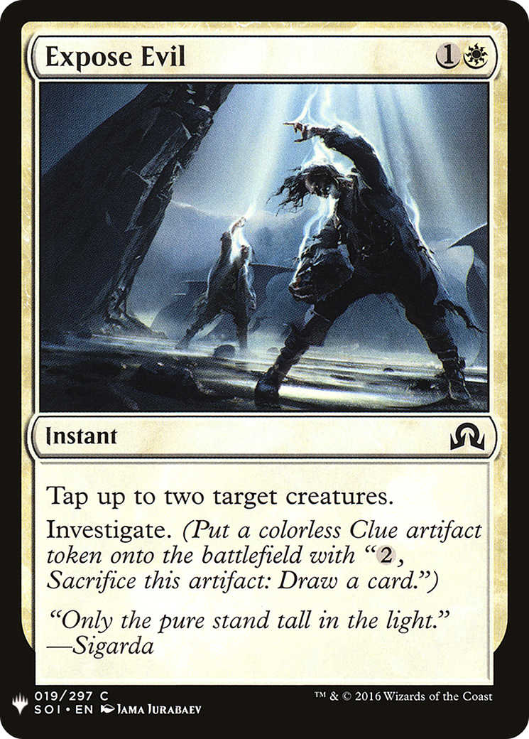 Expose Evil (SOI-19) - The List