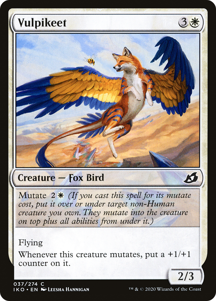Vulpikeet (037) Foil - Ikoria: Lair of Behemoths