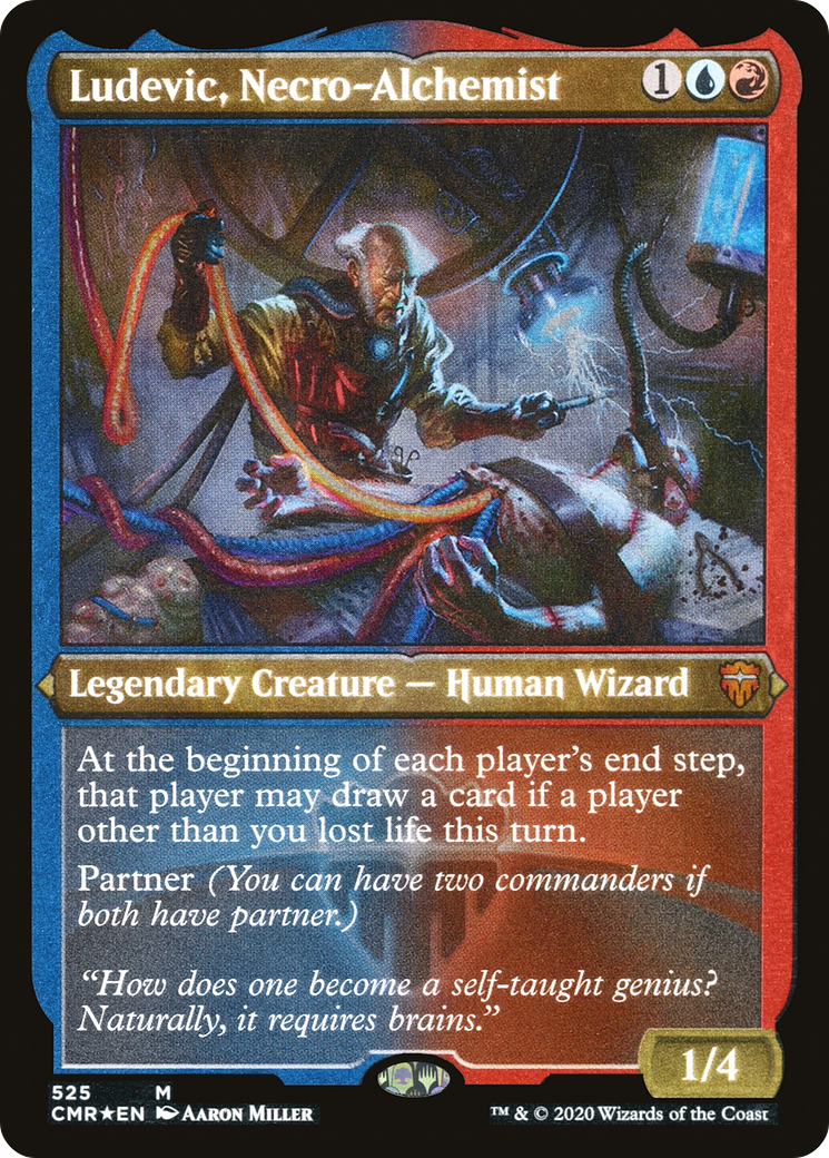 Ludevic, Necro-Alchemist (525) Etched - Commander Legends