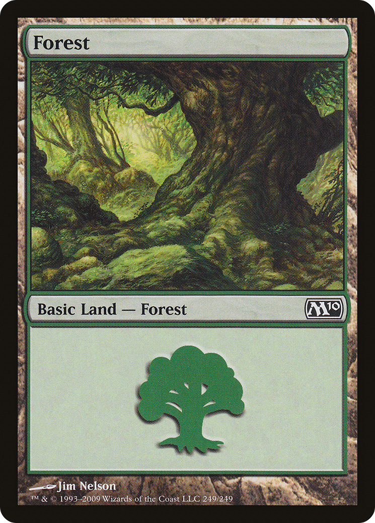 Forest (249) Foil - Magic 2010