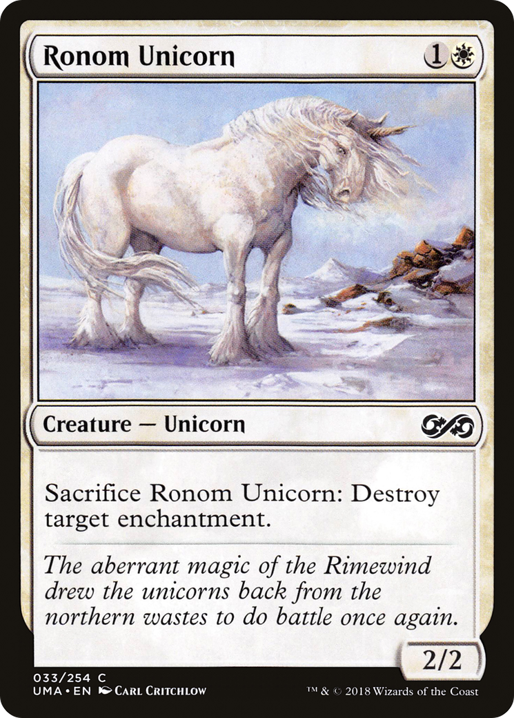 Ronom Unicorn (033) Foil - Ultimate Masters