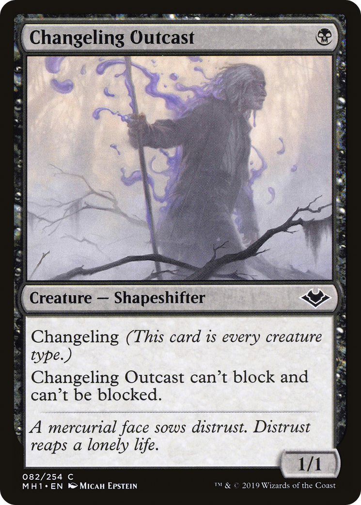 Changeling Outcast (082) Foil - Modern Horizons